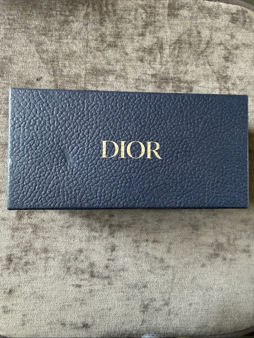 Dior Navy Original Box only with Gold Logo for sunglasses Only the box.